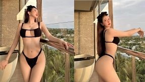 Đụ doggy cặc vào cái mông to của em, trơn tru và sướng tê tái