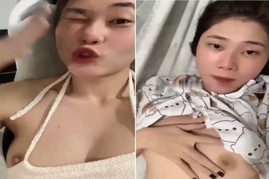 Đang mỉm cười em phang đau quá phải thở dài