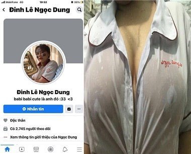 Đinh Thị Ngọc Dung cô bé học sinh trung học phổ thông